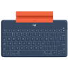 Logitech Keys-to-go Ultra-light, Ultra-Portable Bluetooth Keyboard for iPhone, iPad, Apple TV and Mac - ClassicBlue - UK