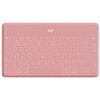 Tastatura wireless portabila Ultra-light Logitech 920-010059 pentru iPhone, iPad si Apple TV, US layout, Roz - UK
