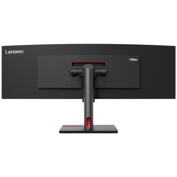 Monitor Lenovo ThinkVision P49w-30, 49'' IPS, DQHD (5120x1440), Anti- glare, 32:9, Curvature: 3800R, Brightness: 350 nits, Contrast ratio: 2000:1, Refresh Rate: 60Hz, Response time: 4 ms (Extreme mode) / 6 ms (Typical mode), Dot / Pixel Per Inch: 109 dpi,