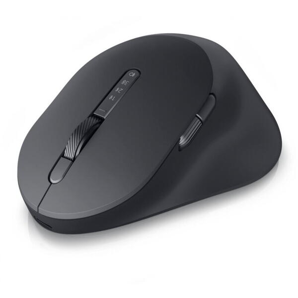 Dell Premier Rechargeable Mouse - MS900, Color: Graphite,  Connectivity: Wireless, Interface: 2.4 GHz, Bluetooth 5.1, Buttons: 7 (3 programmable), Movement Resolution: Adjustable from 800 to 8000 at increments of 200, Features: Vertical and horizontal scr