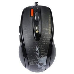 MOUSE A4tech F5-BK Bloody gaming, cu fir, USB, 3000 dpi, negru