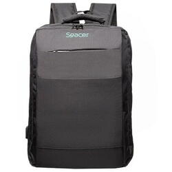 Rucsac Spacer New York 17″, negru