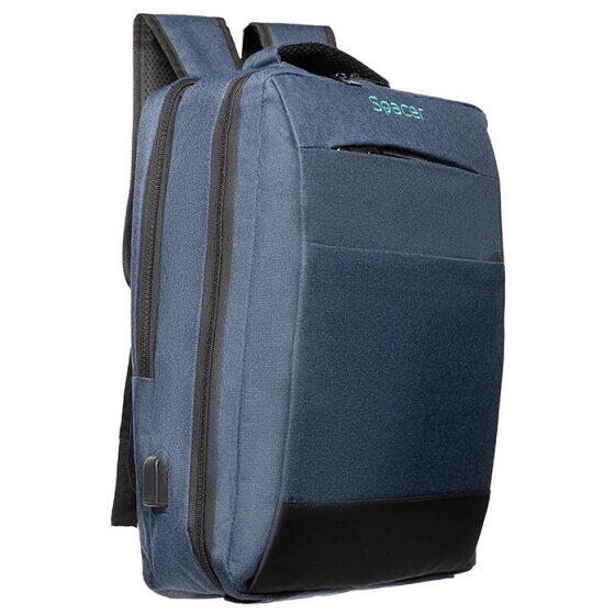 Rucsac Spacer New York 17″, albastru