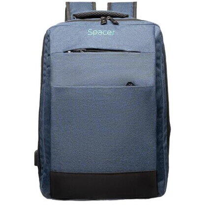 Rucsac Spacer New York 17″, albastru