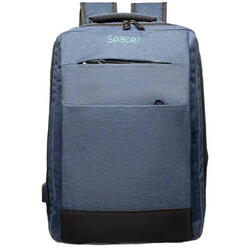 Rucsac Spacer New York 17″, albastru