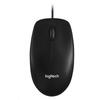 Mouse Logitech M100, optic, interfata USB, rezolutie 1000 DPI, negru
