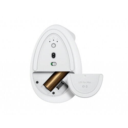 LOGITECH Lift for Mac Vertical Ergonomic Mouse - OFF-WHITE/PALE GREY - EMEA