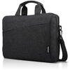 Geanta laptop Lenovo Casual Toploader T210, 15.6", Black, rezistent la apa, compartiment accesorii, compartiment laptop captusit, Material: Textil, Dimensiuni externe: 362 x 22 x 250 mm, Greutate: 465g
