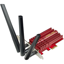 Placa de retea ASUS PCE-AC68, AC1900, PCIe, 3 antene Wi-Fi
