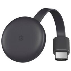 Media Player Google Chromecast 3rd HDMI Streaming Charcoal Grey