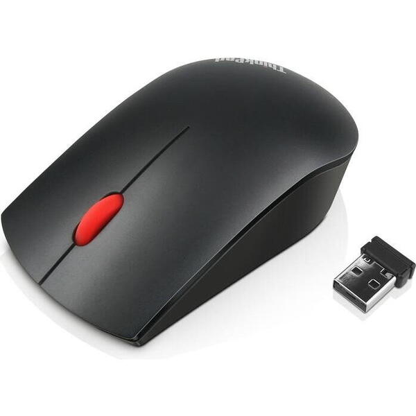 Mouse Wireless Lenovo 4X30H56887, Optic, 1600 DPI, Negru