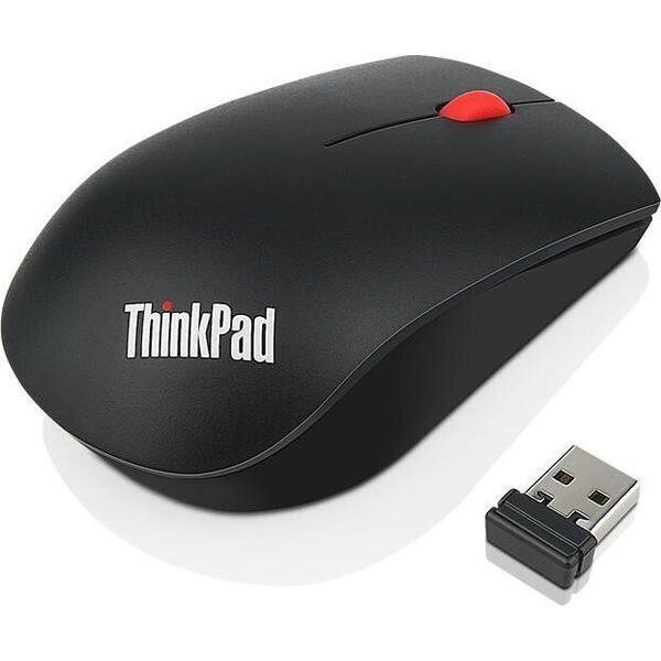 Mouse Wireless Lenovo 4X30H56887, Optic, 1600 DPI, Negru
