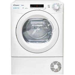 Uscator de rufe Candy CRE H9A2DE-S, Pompa de caldura, EasyCase, Kilo detector, 9 kg , Clasa A++, Alb