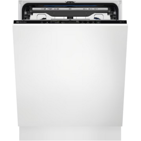 Masina de spalat vase incorporabila Electrolux EEG88520W, 14 seturi, 8 programe, MaxiFlex, AirDry, QuickSelect, WiFi, Time Beam, Afisaj digital, Clasa B, Motor inverter, 60 cm, Alb