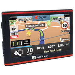 SERIOUX GPS GPS 5" Serioux UrbanPilot Q550, 468MHz, ultra-slim, map: Sygic Drive 10 Full Europe ( Suncart 07.2010 ) UPQ550+FE+SD10