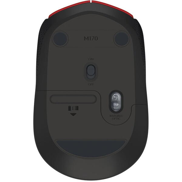 LOGITECH M171 WIRELESS MOUSE RED-K 2.4GHZ