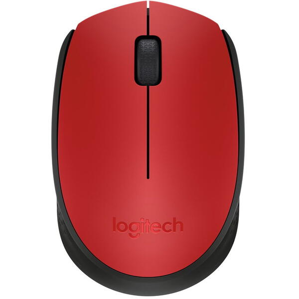 LOGITECH M171 WIRELESS MOUSE RED-K 2.4GHZ