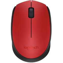 LOGITECH M171 WIRELESS MOUSE RED-K 2.4GHZ