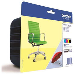 Set cartuse cerneala Original Brother Bk+C+M+Y LC229XLVALBP