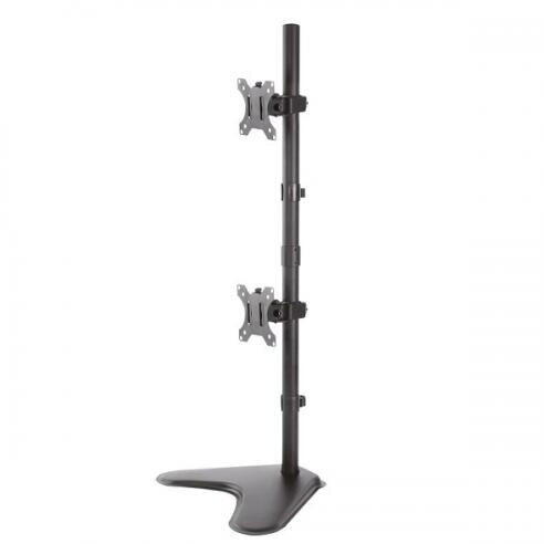 Suport Monitor de Birou Dual, Neomounts by Newstar FPMA-D550DDVBLACK, 10" - 32", VESA 100x100, suporta pana la 8kg, negru