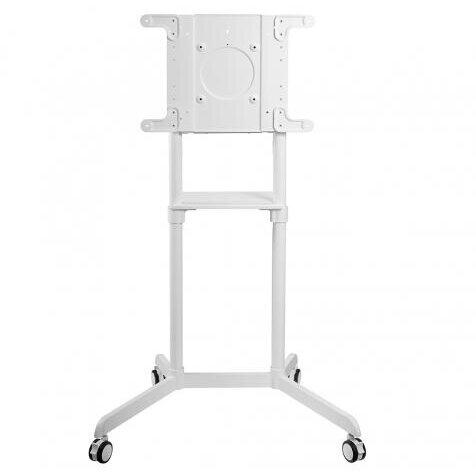 Stand mobil de podea, Neomounts by Newstar NS-M1250WHITE, 37"-70", VESA max. 600x400, suporta pana la 70kg, inclinatie 5°, rotatie 90°, alb