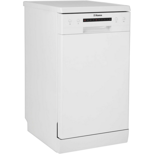 Masina de spalat vase Hansa ZWM416WH, 9 Seturi, 6 Programe, Clasa E, 45 cm, Alb