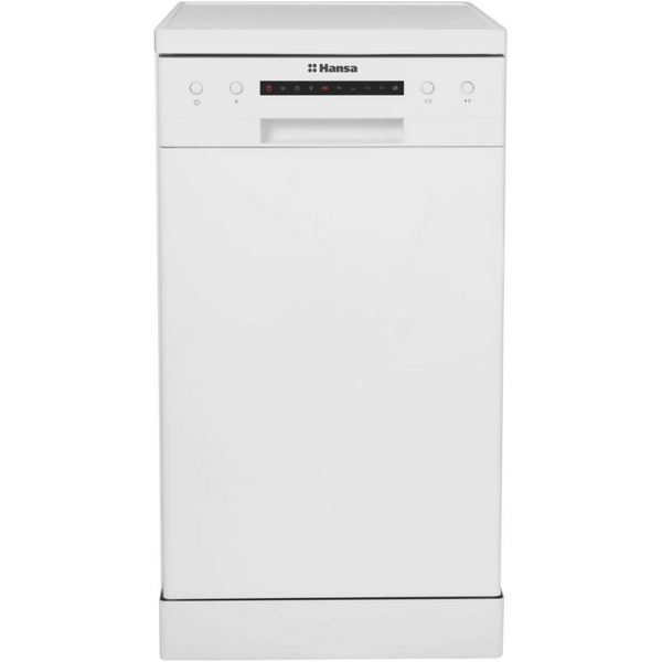 Masina de spalat vase Hansa ZWM416WH, 9 Seturi, 6 Programe, Clasa E, 45 cm, Alb