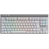 Tastatura Mecanica Gaming Logitech G515 TKL, Ultraslin, Lightspeed, Wireless&Bluetooth, US, Alb