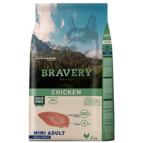 BRAVERY ADULT MINI PUI 2KG