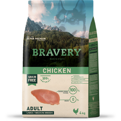 BRAVERY ADULT MEDIUM/LARGE PUI 4KG