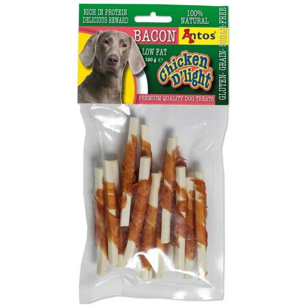 Antos RECOMPENSE CHICKEN D'LIGHT BACON 100 GR