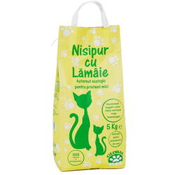 Asternut ecologic pentru pisici Nisipur Natural, Lamaie, 5 KG