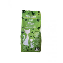Asternut ecologic pentru pisici Nisipur Natural, Mar, 5 KG