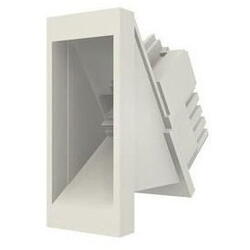 Conector inclinat, 1xRJ45 FTP cat.5e, 22.5x45 PowerCat, alb, (compatibil Legrand Mosaic) - Molex