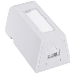 Priza aplicata Synergy Wallplate DG+ 1xRJ45 568A/B UTP PowerCat 5e, White - Molex