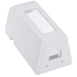 Priza aplicata Synergy Wallplate DG+ 1xRJ45 568A/B UTP PowerCat 6, White - Molex