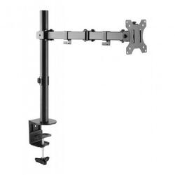 Suport de birou pentru monitor, brat dubla articulatie, 13 - 32 inch, Negru, Techly, ICA-LCD 503BK