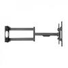 Suport TV de perete, reglabil, Full-Motion, brat extensibil pana la 1015 mm, 43-80 inch, Negru, Techly, ICA-PLB 490