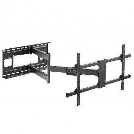 Suport TV de perete, reglabil, Full-Motion, brat extensibil pana la 1015 mm, 43-80 inch, Negru, Techly, ICA-PLB 490