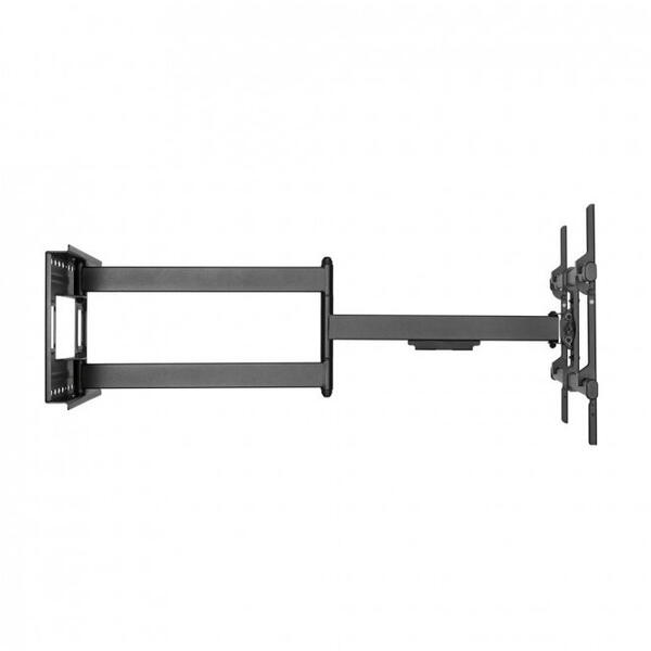 Suport TV de perete, reglabil, Full-Motion, brat extensibil pana la 1015 mm, 43-80 inch, Negru, Techly, ICA-PLB 490