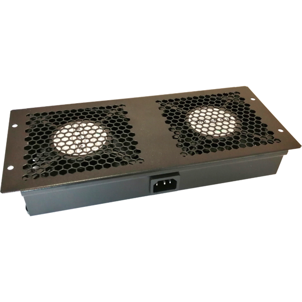 Modul ventilatie plafon 2 fan + cablu, interconectabil,  pentru rack de podea - DATEUP