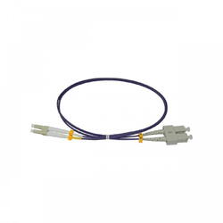 Patchcord FO SC/PC-LC/PC, MM OM4 50/125, manta LSZH 3.0mm, duplex 3m - Emtex