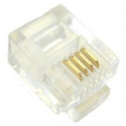 EMTEX Mufa telefon 4 contacte ( pentru linie ) RJ 11