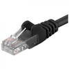 PremiumCord Patchcord UTP RJ45-RJ45 Cat.6, 0.5m, negru