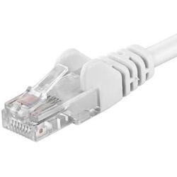 PremiumCord Patchcord UTP RJ45-RJ45 Cat.5e 5m, alb