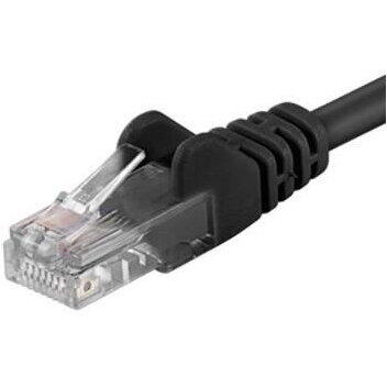 PremiumCord Patchcord UTP RJ45-RJ45 Cat.5e 2m, negru