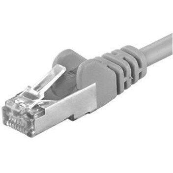 PremiumCord Patchcord FTP RJ45-RJ45 Cat.6, 20m, gri