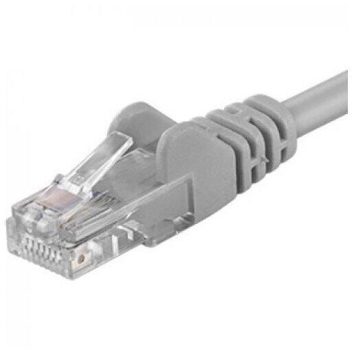 PremiumCord Patchcord UTP RJ45-RJ45 Cat.6, 2m, gri