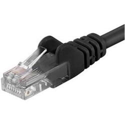 PremiumCord Patchcord UTP RJ45-RJ45 Cat.5e 3m, negru