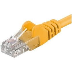 PremiumCord Patchcord UTP RJ45-RJ45 Cat.5e 7m, galben